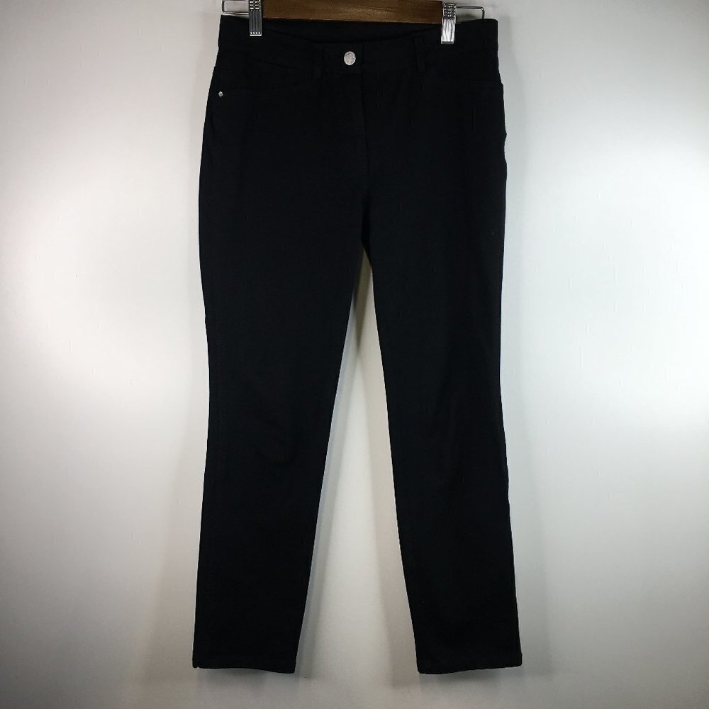 Chico’s So Slimming Stretch Black Cropped Slim Pants Size 00